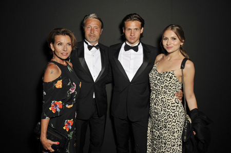 Mads Mikkelsen and Hanne Jacobsen are parents to their two kids.