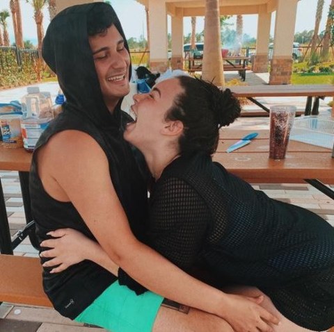 Jeasaaelys Ayla Gonzalez with her boyfriend