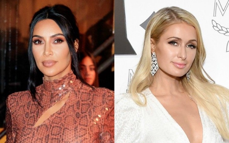 Kim Kardashian and Paris Hilton Reunite at Birthday Party